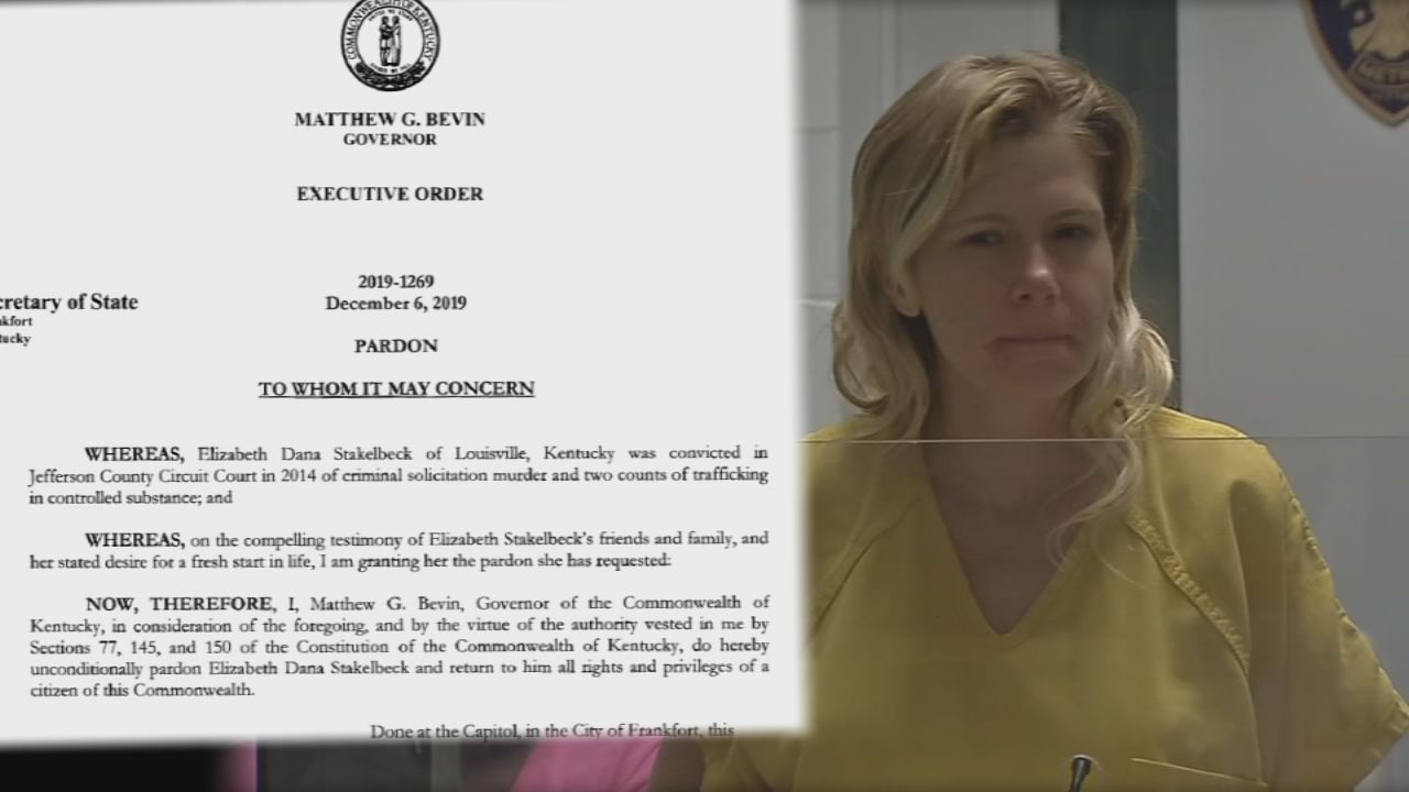 Bevin pardons family friend who tried to hire hit man to kill ex-husband
